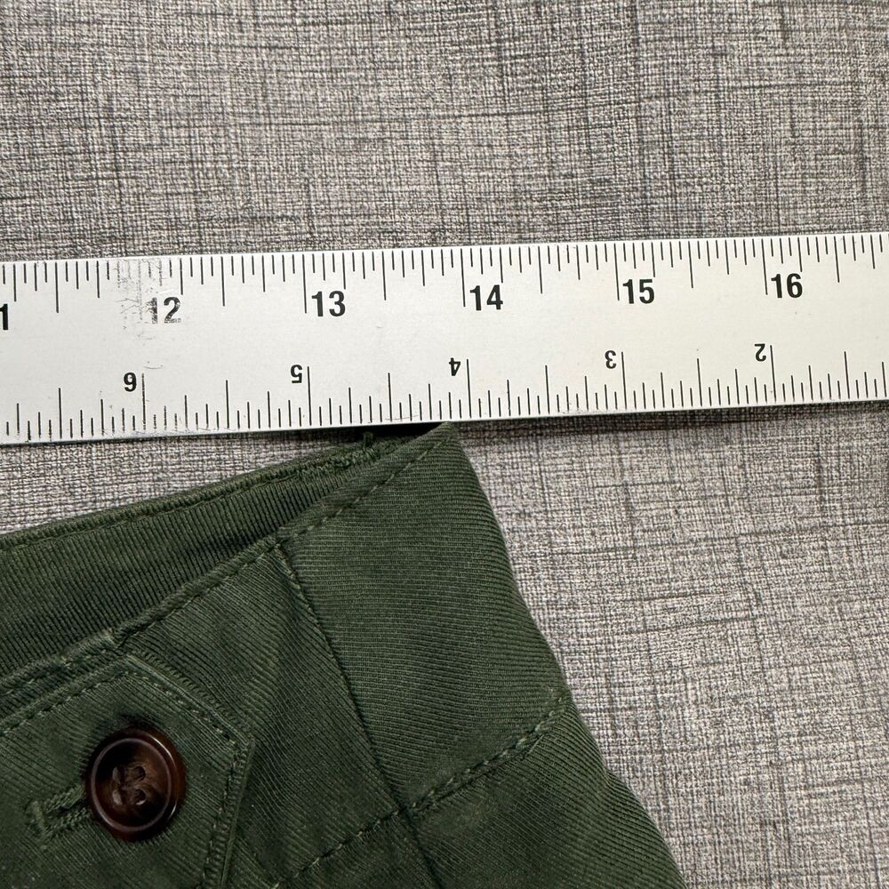 Madewell Pants Womens 4 Harlow Wide Leg High Rise Linen Blend Green Boho - Picture 5 of 15